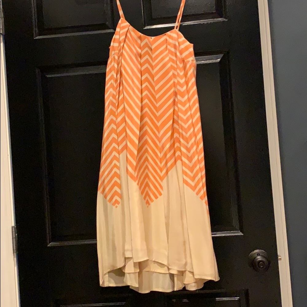French connection size 2 chevron silk Foley dress!